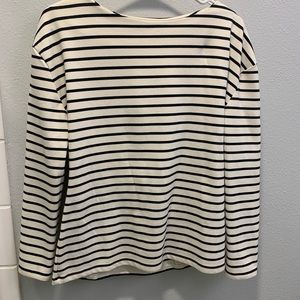 Black and White Striped G by Guess blouse.
